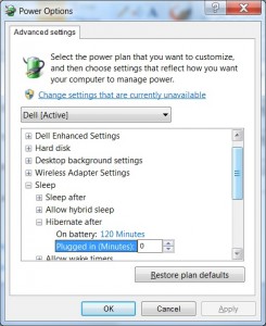 Power Options Advanced